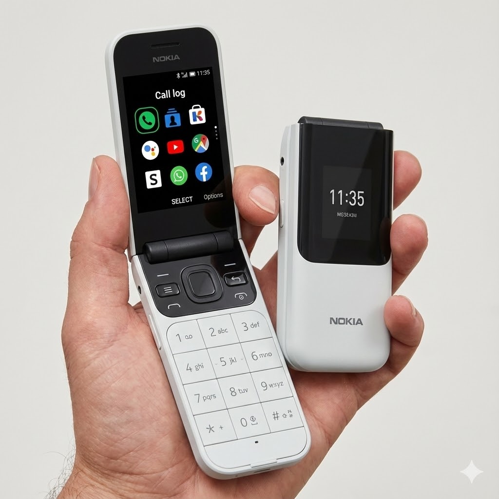Buy Nokia 2720 Flip Phone - নকিয়া ২৭২০ ফ্লিপ বাটন ফোন